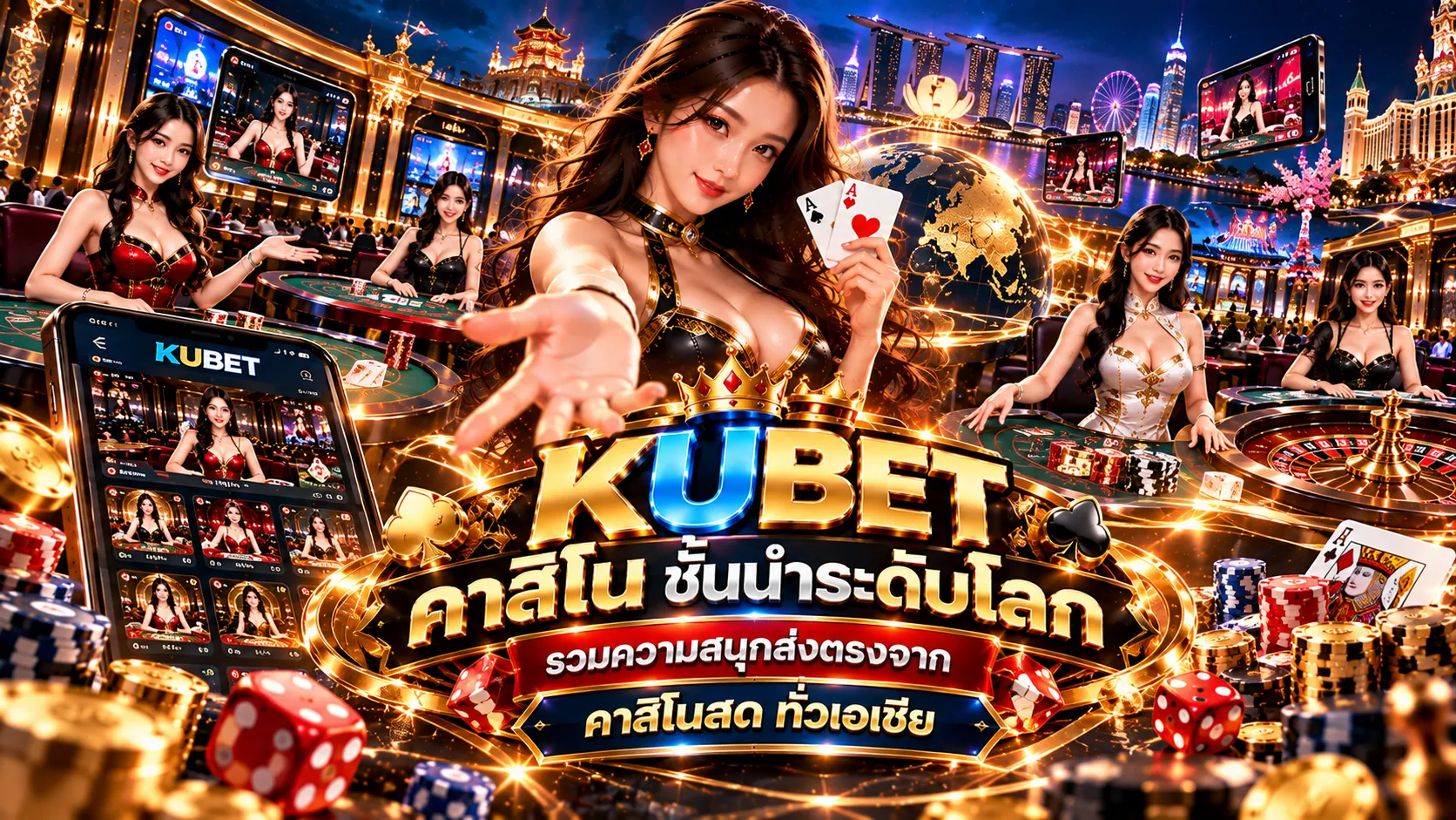 KUBET คาสิโน ชั้นนำระดับโลก รวมความสนุกส่งตรงจาก คาสิโนสด ทั่วเอเชีย